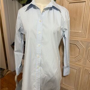 Ralph Lauren Light Blue Striped Dress Shirt